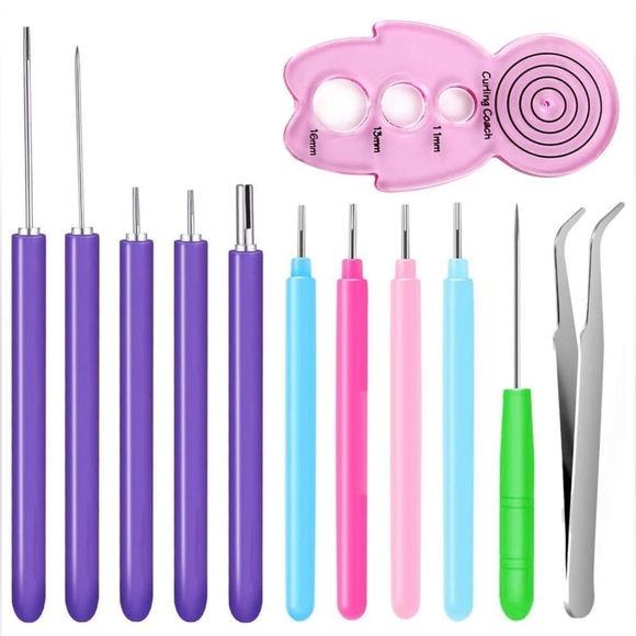 Other - BRAND NEW! UNOPENED! 12 Pack Paper Quilling Tools Slotted Kit